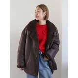 フェイクムートンルーズブルゾン | Ungrid | 詳細画像26