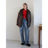 フェイクムートンルーズブルゾン | Ungrid | 詳細画像27