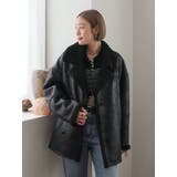 フェイクムートンルーズブルゾン | Ungrid | 詳細画像29