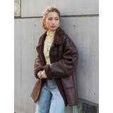 フェイクムートンルーズブルゾン | Ungrid | 詳細画像38