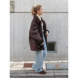 フェイクムートンルーズブルゾン | Ungrid | 詳細画像42