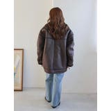 フェイクムートンルーズブルゾン | Ungrid | 詳細画像46