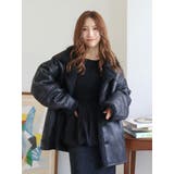 フェイクムートンルーズブルゾン | Ungrid | 詳細画像47