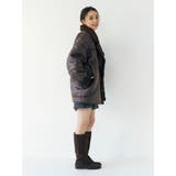 フェイクムートンルーズブルゾン | Ungrid | 詳細画像8