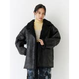 フェイクムートンルーズブルゾン | Ungrid | 詳細画像9