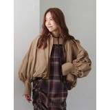 ベージュ | バルーンデザインブルゾン | Ungrid