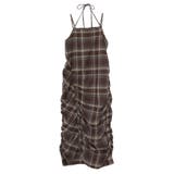 シャーリングデザインチェックワンピース | Ungrid | 詳細画像24 