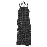 シャーリングデザインチェックワンピース | Ungrid | 詳細画像25 