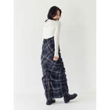 シャーリングデザインチェックワンピース | Ungrid | 詳細画像7 