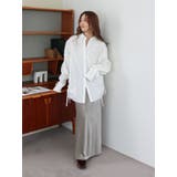 ギャザーデザインルーズシャツ | Ungrid | 詳細画像13 