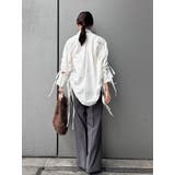 ギャザーデザインルーズシャツ | Ungrid | 詳細画像17 