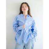 ミックス | ギャザーデザインルーズシャツ | Ungrid