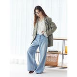 メッシュコンビショートブラウス | Ungrid | 詳細画像20 