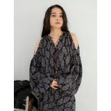 フラワープリントショートブラウス | Ungrid | 詳細画像1 