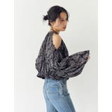 フラワープリントショートブラウス | Ungrid | 詳細画像10 