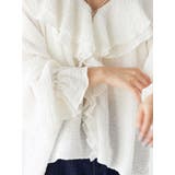 フリルデザインブラウス | Ungrid | 詳細画像18 