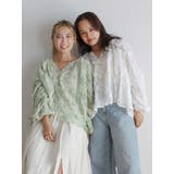 スリーブボリュームジャカードブラウス | Ungrid | 詳細画像28 