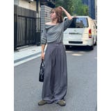 ウエストリメイクタックカーブパンツ | Ungrid | 詳細画像23 