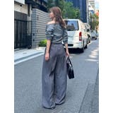 ウエストリメイクタックカーブパンツ | Ungrid | 詳細画像24 