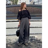 ウエストリメイクタックカーブパンツ | Ungrid | 詳細画像25 