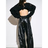 【Htage】フェイクレザータックカーブパンツ | Ungrid | 詳細画像11 