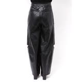 【Htage】フェイクレザータックカーブパンツ | Ungrid | 詳細画像15 