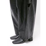 【Htage】フェイクレザータックカーブパンツ | Ungrid | 詳細画像19 