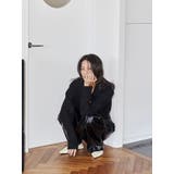 【Htage】フェイクレザータックカーブパンツ | Ungrid | 詳細画像9 