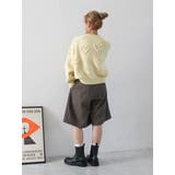 ワイドシルエットチノハーフパンツ | Ungrid | 詳細画像10