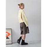 ワイドシルエットチノハーフパンツ | Ungrid | 詳細画像9