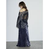 【Htage】ラップデザインベロアスカート | Ungrid | 詳細画像12