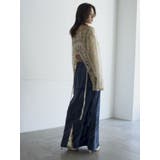 【Htage】ラップデザインベロアスカート | Ungrid | 詳細画像3