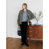 フィットベロアスカート | Ungrid | 詳細画像11