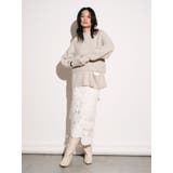 【Htage】モールヤーンアシメニットスカート | Ungrid | 詳細画像11