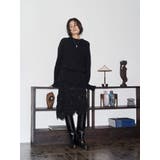 【Htage】モールヤーンアシメニットスカート | Ungrid | 詳細画像3