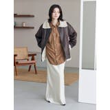 サテンフレアスカート | Ungrid | 詳細画像18 