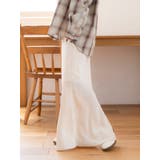 サテンフレアスカート | Ungrid | 詳細画像3 