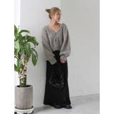 サテンフレアスカート | Ungrid | 詳細画像33 