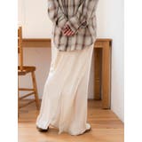 サテンフレアスカート | Ungrid | 詳細画像4 