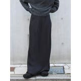 ブラック | サテンフレアスカート | Ungrid