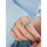 ブルー | エリプスデザインストーンコンビリング | Ungrid