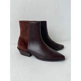 ブラウン | ポインテッドトゥブーツ | Ungrid