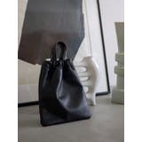 スクエアショルダーレザーバッグ | Ungrid | 詳細画像2 