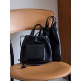 スクエアショルダーレザーバッグ | Ungrid | 詳細画像4 