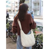 オフホワイト | キルティングショルダーバッグ | Ungrid