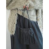 フリンジデザインレザーショルダーバッグ | Ungrid | 詳細画像2