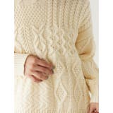 【WEB限定】パッチワークケーブルニット | Ungrid | 詳細画像11 