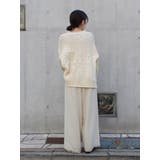 【WEB限定】パッチワークケーブルニット | Ungrid | 詳細画像34 