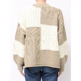 【WEB限定】パッチワークケーブルニット | Ungrid | 詳細画像37 