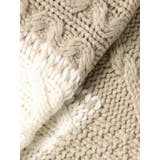 【WEB限定】パッチワークケーブルニット | Ungrid | 詳細画像41 